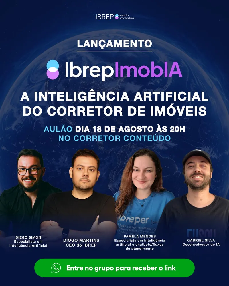 Aulão IbrepImobIA — 18 de agosto às 20h